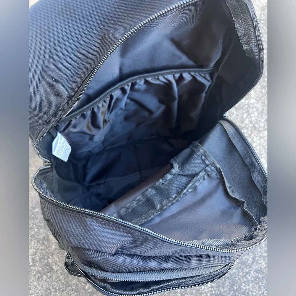 Eastport Normcore Black Basic Lightweight Backpack Minimalist - Picture 7 of 9